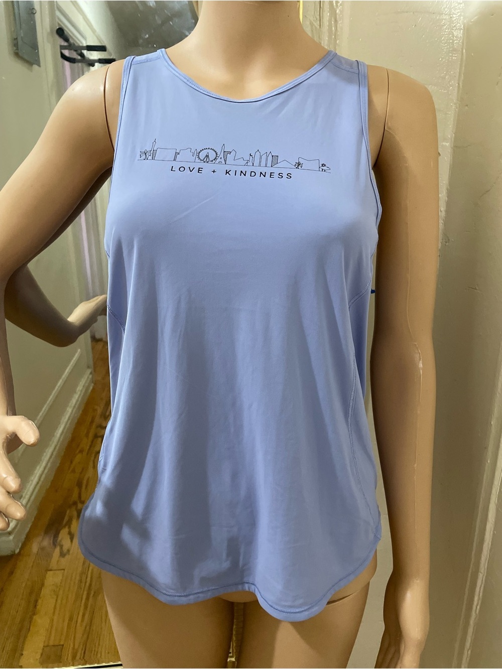 lululemon athletica Light Lavender "Love + Kindness" Athletic Tank